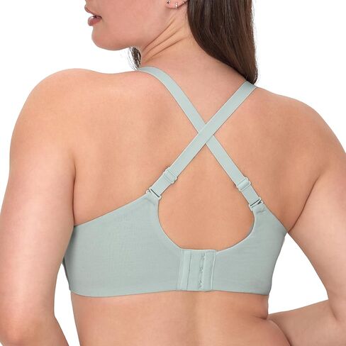 Bali Women's Breathe Modal T-Shirt Bra, Breathable Wireless Bra, Full-Coverage Convertible Bra in Kuwait