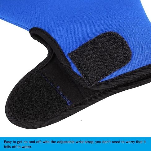 1 Pair Swimming Gloves Aquatic Swim Training Gloves Neoprene Webbed Gloves Fitness Water Resistance Glove for Men Women Children Unisex in Kuwait