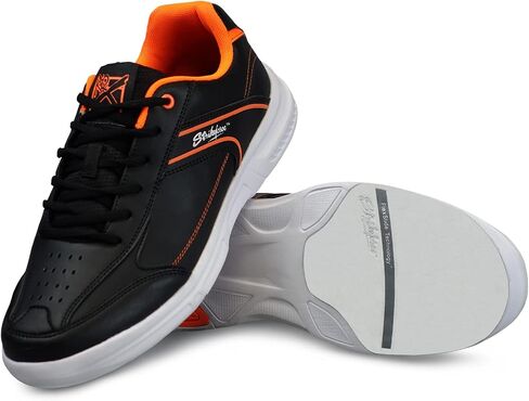 KR Strikeforce Flyer Lite Black/Orange Men's Bowling Shoe in Saudi Arabia