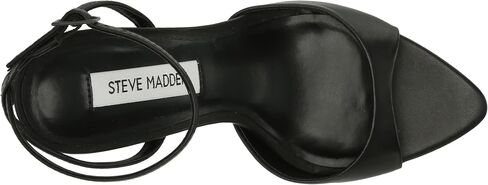 Steve Madden Women's Beki Heeled Sandal, Red, 8.5 in Saudi Arabia