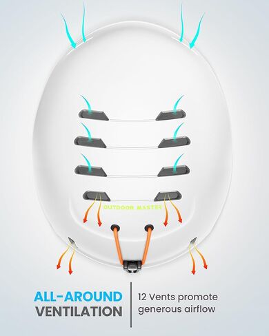 OutdoorMaster Kids Ski Helmet and Goggles Set, Snowboard Helmet, Durable PC Shell & EPS Foam, Snow Helmet 12 Cooling Vents, Dial Fit Skiing Helmet, Safety-Certified Snow Sport Helmets for Boys & Girls in Kuwait