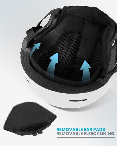 OutdoorMaster Kids Ski Helmet and Goggles Set, Snowboard Helmet, Durable PC Shell & EPS Foam, Snow Helmet 12 Cooling Vents, Dial Fit Skiing Helmet, Safety-Certified Snow Sport Helmets for Boys & Girls in Kuwait