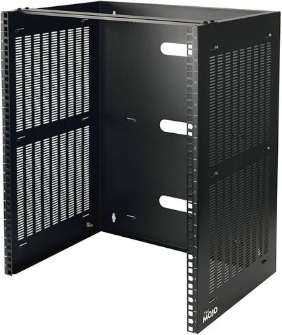 4U Wall Mount Rack,4U Rack 14 inch Depth,19" Network Rack for Shallow Server and IT Equipment, Network Switches,Patch Panel Bracket,110lbs(50kg) Weight Capacity,Black in Saudi Arabia