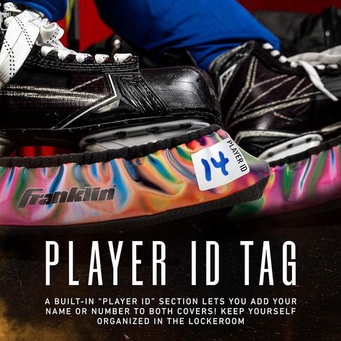 واقيات التزلج على الجليد من Franklin Sports NHL Hockey - أغطية شفرات للبالغين + الشباب لزلاجات هوكي الجليد - ممتصات تزلج هوكي الجليد - متوفرة بمقاسات التزلج للشباب والصغار والكبار in Kuwait