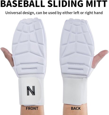 Sliding Mitt, Sliding Mitt for Baseball and Softball, Baseball Sliding Mitt for Left and Right Hands, Baseball Protective Equipment for Youth and Adult in Saudi Arabia