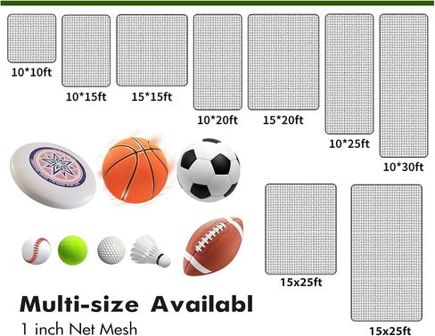 Golf Nets for Backyard Driving, Golf Net for Practice Barrier Net, Sports Netting for Hitting Golf, Baseball, Hockey, Soccer, Pitching Simulators in Saudi Arabia