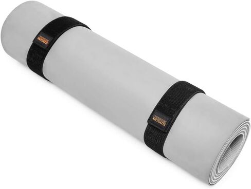Adjustable Heavy-Duty Yoga Mat Strap - Elastic Bungee Wrap Organizer for Workout, Exercise, and Pilates Mat Storage in Saudi Arabia
