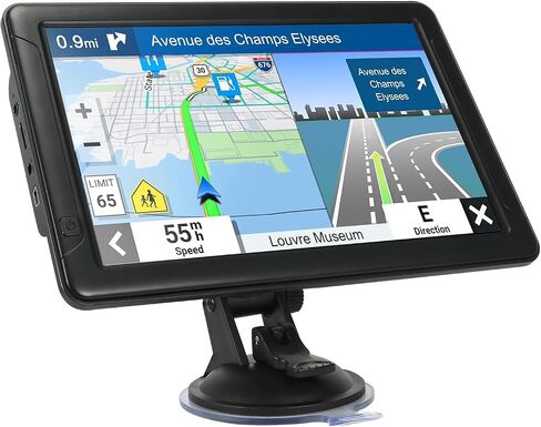 GPS Navigation for car, 7-inch High-Definition Touch Screen 256-16GB，2024 Maps (Free Lifetime Updates), Truck GPS Commercial Drivers, Semi Trucker GPS Navigation System, Custom Truck Routing in Saudi Arabia