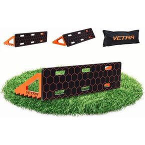 VETRA Soccer Board Rebounder with 2 Sandbags - Durable Adjustable Soccer Rebounder Board & Wall for All Ages - Ball Control Soccer Passing Board - Ideal Soccer Wall & Soccer Kick Board for Training