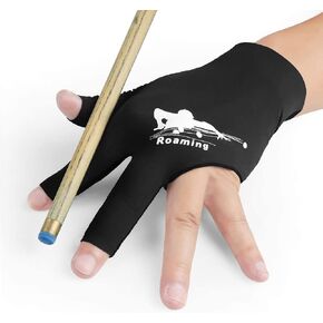 Quick-Dry Breathable Billiard Pool Gloves, Shooters Snooker Cue Sport Glove for Left or Right Hand Option