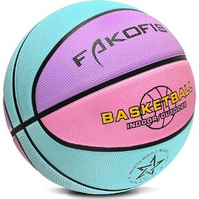 Youth Basketball Size 5 (27.5'') Premium Rubber Kids Basketball for Indoor Outdoor Backyard Park Pool Play Games (Gift for Children) in Kuwait