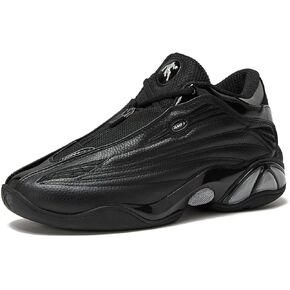AND1 Mad Game Pro Mens Basketball Shoes, White or Black Basketball Shoes Men, Retro Leather Athletic Sports Sneakers Mens Size 9-14