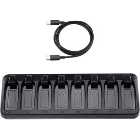8-Port Battery Charger for SRAM AXS Red eTap Battery, Charger for SRAM Forice Rival GX Eagle XX1 X01 Battery, USB C Input