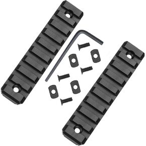 GOTICAL Multi Slots Mlok to Picatinny Rail Adapter | Set of 9 slot Ar Picatinny Rail System