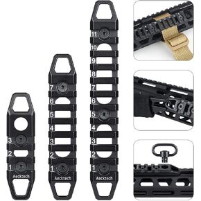 Compatible fits MMlocks/KKeymods Rail,3-Slot 7-Slot 11-Slot Aluminum Rail Section Accessories for MMlocks/KKeymods System