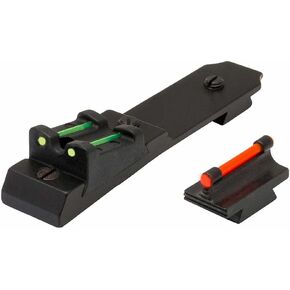 TruGlo Replacement 3-Dot Red Front & Green Rear Adjustable Lever Action Fiber-Optic Sight Set