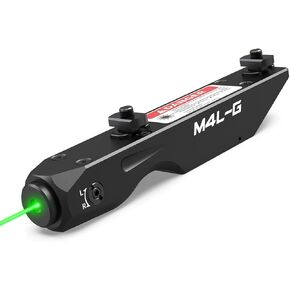 Votatu M4L-G Green Laser Sight Compatible with M-Lok Rail Surface, Ultra Low-Profile Tactical Rifle Laser Sight with Strobe Function Magnetic Rechargeable,IIIA Class Laser Power Output ≤5mw,