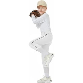 QBK 2T/3T/4T/5T/6T/7T Toddler Boy's Knicker Baseball Pants with Side Piping/Braid