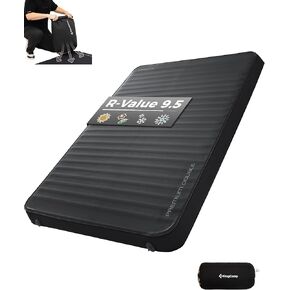 وسادة نوم كينج كامب ذاتية النفخ للتخييم، مرتبة إسفنجية مزدوجة سميكة للغاية ومزدوجة واحدة، سجادة وسادة هوائية للتخييم ذات قيمة عالية، متعددة الألوان والأحجام in Kuwait