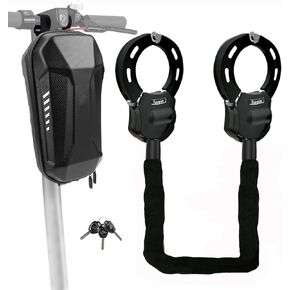 Scooter Lock,Electric Scooter Locks Anti Theft,Electric Scooter Lock with Silicone Scratch Protection,Including One Portable 4L Storage Bag