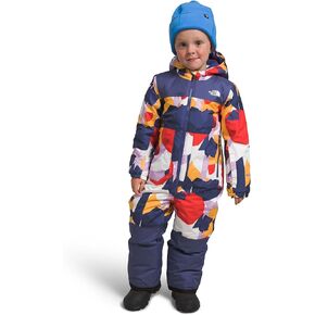 THE NORTH FACE Kids Freedom Snow Suit, 3, Cave Blue Collage Shapes Print