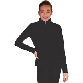 ChloeNoel JT811 Solid Fleece Fitted Elite Figure Skating Jacket w/Thumb Holes