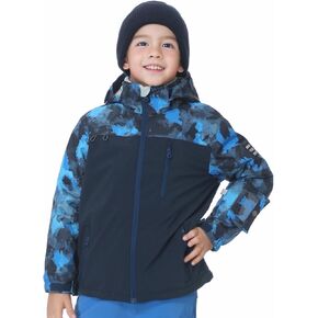 Kids Ski Jacket Waterproof Warm Winter Snow Coat With Hooded Outdoor Snowboarding Skiing Jackets for Girls Boys
