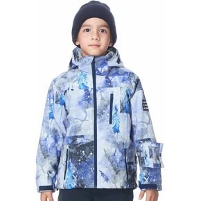 Kids Ski Jacket Waterproof Warm Winter Snow Coat With Hooded Outdoor Snowboarding Skiing Jackets for Girls Boys in Saudi Arabia