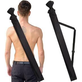 2 Pieces Sword Bag Sword Sheath Sword Cover Black Katana Bag Sword Carry Bag Ninja Sword Holder Katana Case with Strap Sword Carrying Case for Samurai Cosplay Costume Halloween Party