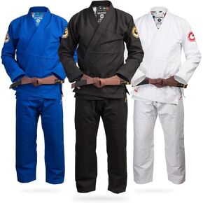 Gold BJJ Calavera Jiu Jitsu Gi - Ultra Strong Gold Weave Premium Kimono - IBJJF Competition Approved Uniform