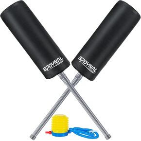 Padded Blocking Guards, 2 Pack Inflation Padded Contact Sticks, Basketball Blocking Pads Defense Sticks, Inflatable Sparring Training Pads for Basketball, Football, Lacrosse, Boxing Training