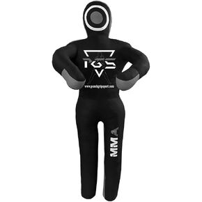 MMA Grappling Dummy Brazilian JIU Jitsu BJJ Punching Bag for Self Defense Wrestling Judo Karate Boxing Throwing Submission Standing Position - UNFILLED
