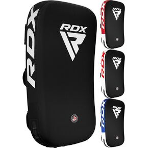 RDX Muay Thai Pad for Training, Curved Kickboxing Kicking Strike Shield, Coaching Kick Boxing, MMA, Martial Arts, Karate, Taekwondo, Punching, Foot, Knee and Elbow Target (One Pad Only)