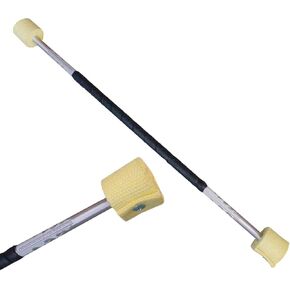 Fire Stick/Baton Staff, 2ft with Wick Made of Kevlar, Cushion Grip (Sold Individually), by:Trick Concepts