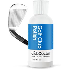 Club Doctor Golf Club Polish - Golf Club Polish and Cleaner for Golfers, Restores, Shines, Polishes - Works on Drivers, Irons, Putters, Woods