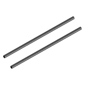 DMiotech 4 Pack 6mmx4mmx200mm Carbon Fiber Round Tubes, 3K Roll Wrapped Carbon Tube for RC Quadcopter, RC Airplane