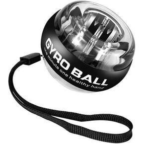 Auto-Start Wrist Power Gyro Ball, Wrist Strengthener and Forearm Exerciser for Stronger Arm Fingers Wrist Bones and Muscle with