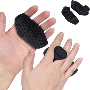 Anti-Slip Workout Grips - Ergonomic Rubber Hand Protector Glove for Weightlifting, Pull-Ups, and Gym Training