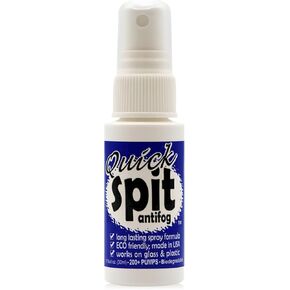 Jaws Quick Spit Anti-Fog Spray for Swim Goggles, Eye Glasses, Snorkel Mask, Scuba Divers, and Safety Eyewear, Made in The USA