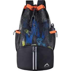 Scuba Diving Bag, XL Mesh Backpack for Scuba Diving and Snorkeling Gear & Equipment, Holds Mask, Fins, Snorkel