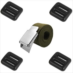 Dive Weights,Scuba Weights,4Pcs 2.2 lb Diving Weights Wtih Dive Belt,Suitable for Free Diving Spear Fishing,Fit for Maximum Waist Circumference 64 Inches