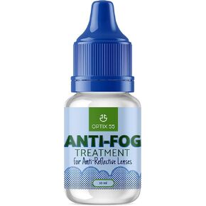 Optix 55 Anti Fog Treatment for Anti-Reflective Lenses (1 Pack) | Anti Fog for Goggles, Glasses, Snorkel Mask, Ski Masks | Superior Defogger for AR Glasses | Antifog Prevents Lens Fog for Days