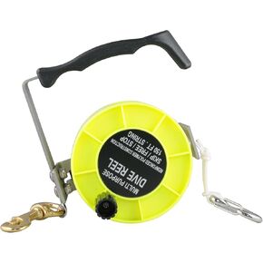 Storm Scuba Divers Sport Dive Reel - Stainless Steel - 150 ft