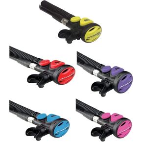 Aquatics SS1 Inflator| Reliable Integrated inflator/Regulator | Fits virtually All BCDs from Other Brands| Superior Breathing Performance | Easy to Operate | Purple Stainless Steel