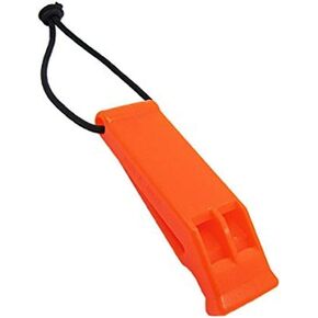 Scuba Choice Diving Safety Whistle with Lanyard – High Decibel Emergency Sound, Durable & Compact Design, Clips to Pockets or Belts for Diving, Boating, Hiking & Outdoor Adventures – Orange