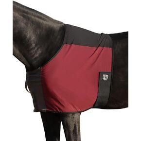 Harrison Howard Sleek Nylon and Stretch Horse Shoulder Guard Lightweight Comfortable Breathable Protective Chest Protector Deep Green L