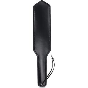 PASTOS Faux Leather Short Adult Paddle 12 Riding Whip Horse Training Paddle Whip for Adults Play Flogger