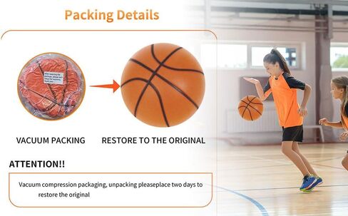 Material Upgraded Silent Basketball, 2025 New Dribble Dream Silent Basketball,The Handleshh Silent Basketball Dribbling Indoor, Foam Basketball Indoor Training Quiet Ball in Kuwait