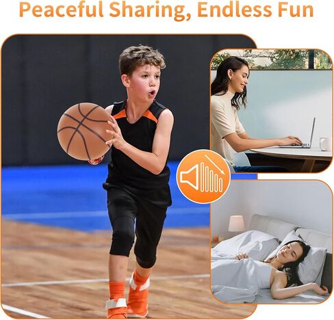 Material Upgraded Silent Basketball, 2025 New Dribble Dream Silent Basketball,The Handleshh Silent Basketball Dribbling Indoor, Foam Basketball Indoor Training Quiet Ball in Kuwait