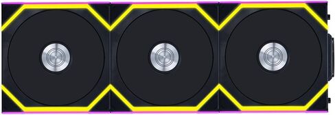 Lian Li UNI Fan SL-LCD Wireless 120 - Performance ARGB Fan w/ 1.6" LCD Display, Without Wireless Connector, Daisy-Chain Design, Customizable Lighting Effects, 400×400 Res.-Black(12SLLCD1W1B) in Saudi Arabia